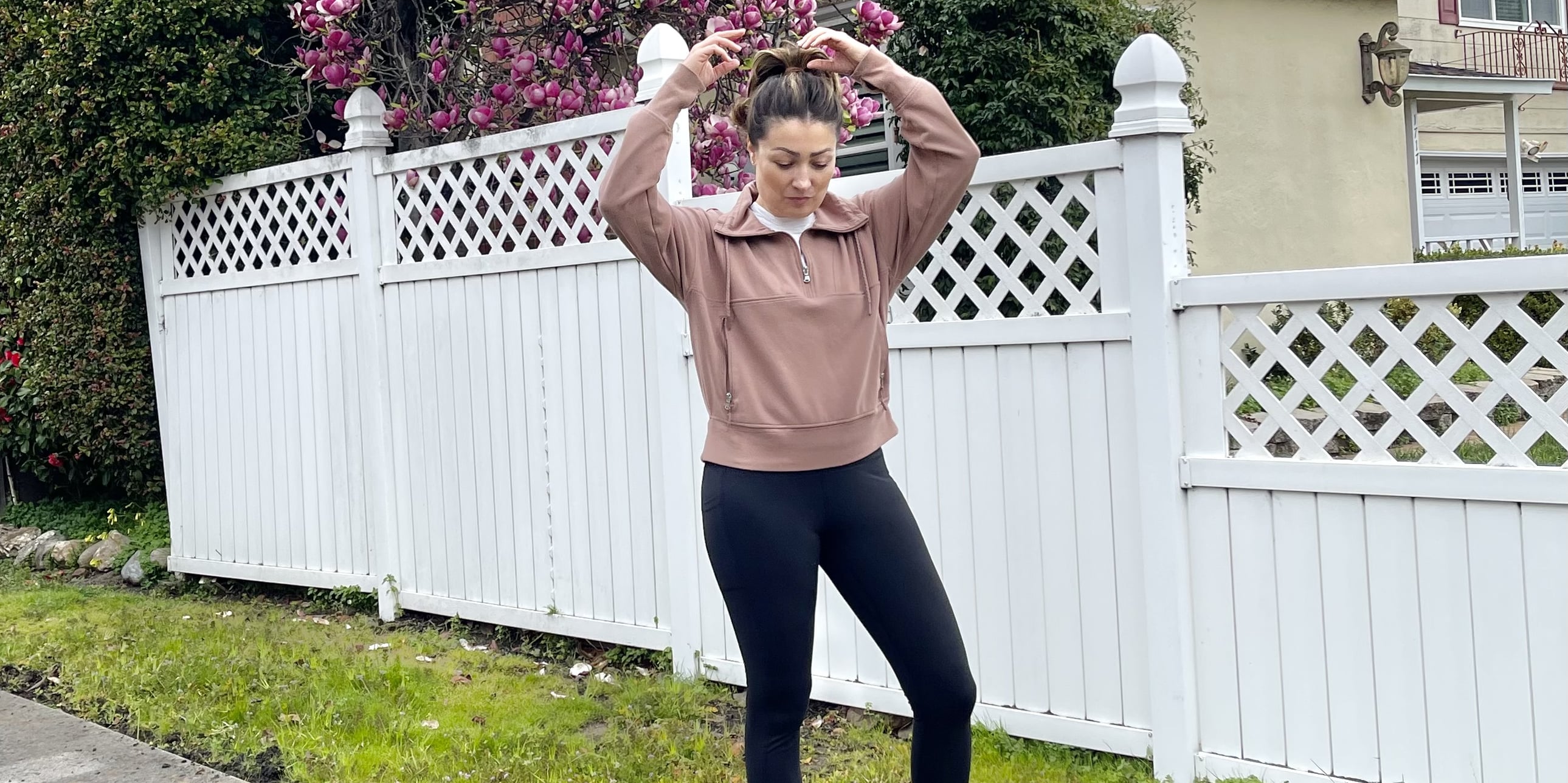 TRENDOUX Leggings Aderenti Da Donna, Aderenti, A Vita Alta, Per Il Controllo Della Pancia, Con