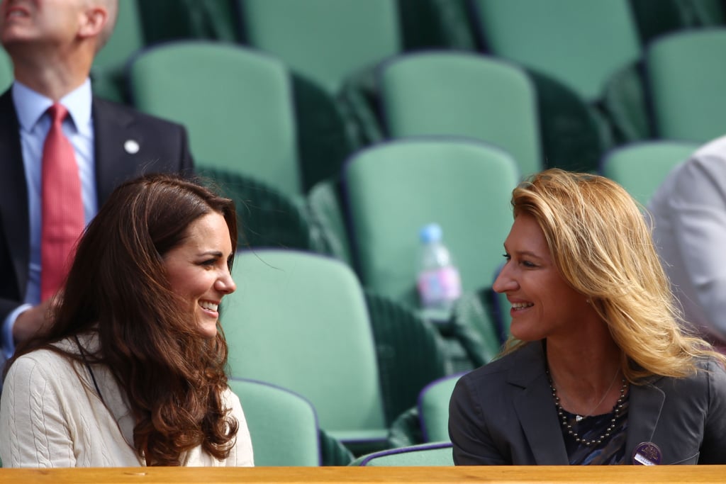 Kate and Steffi Graf