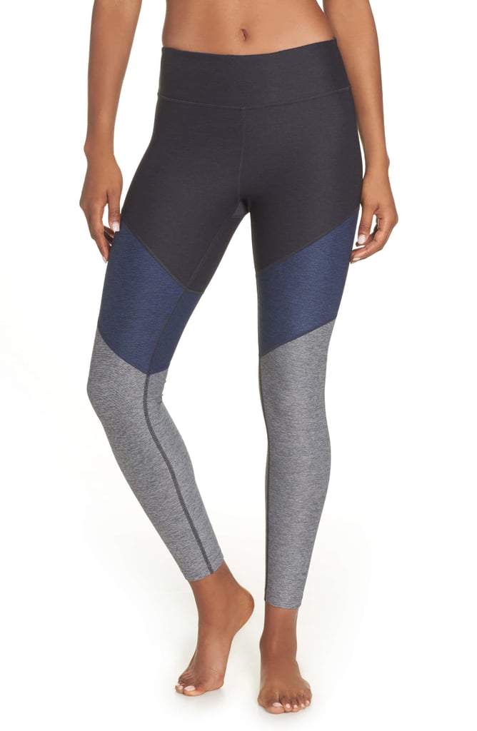 Outdoor Voices 7/8 Springs Leggings in Charcoal/Navy/Graphite