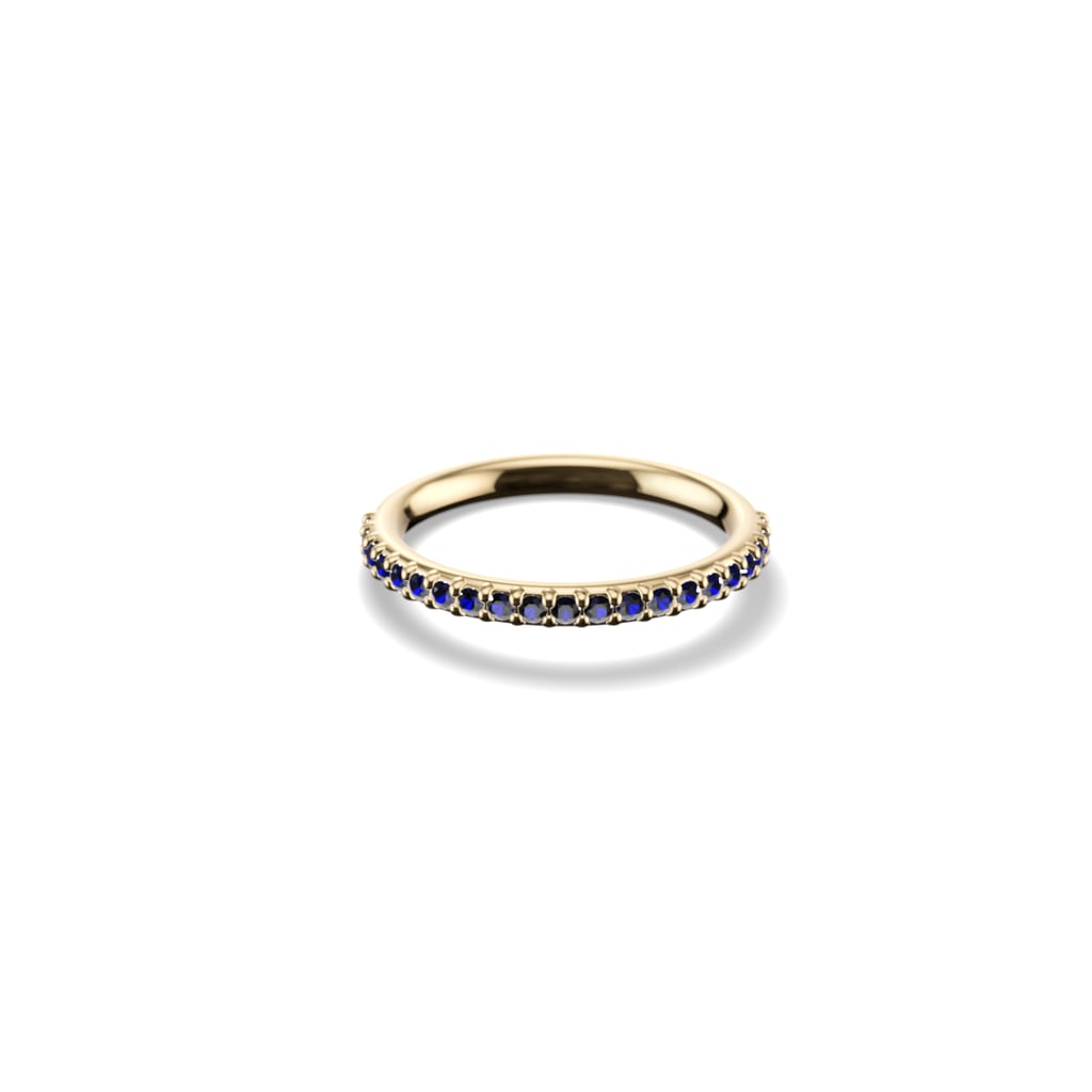 Dazzle Half Pave Ring