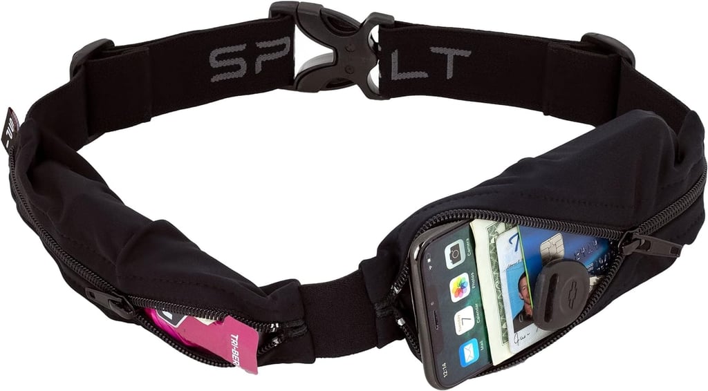 SPIbelt Dual Pocket Pro Running Belt ($39)
This running belt is perfect for keeping your essentials with you while you run. You can fit your phone, cards, keys, headphones, and even a snack or two. The belt is adjustable as well so you can keep it secure on your body with the help of a soft-lined design that prevents chafing. 
Editor Quote: "Finding a comfortable belt to wear while running with multiple pockets can be a challenge. There's something about this dual pocket design that seems to "balance" out my strides. I keep my keys and energy gels in one pocket and my phone in the other — and it doesn't ride up at all! I can't recommend this belt enough, especially given all the slippery models on the market." — Sarah Wasilak, shopping director