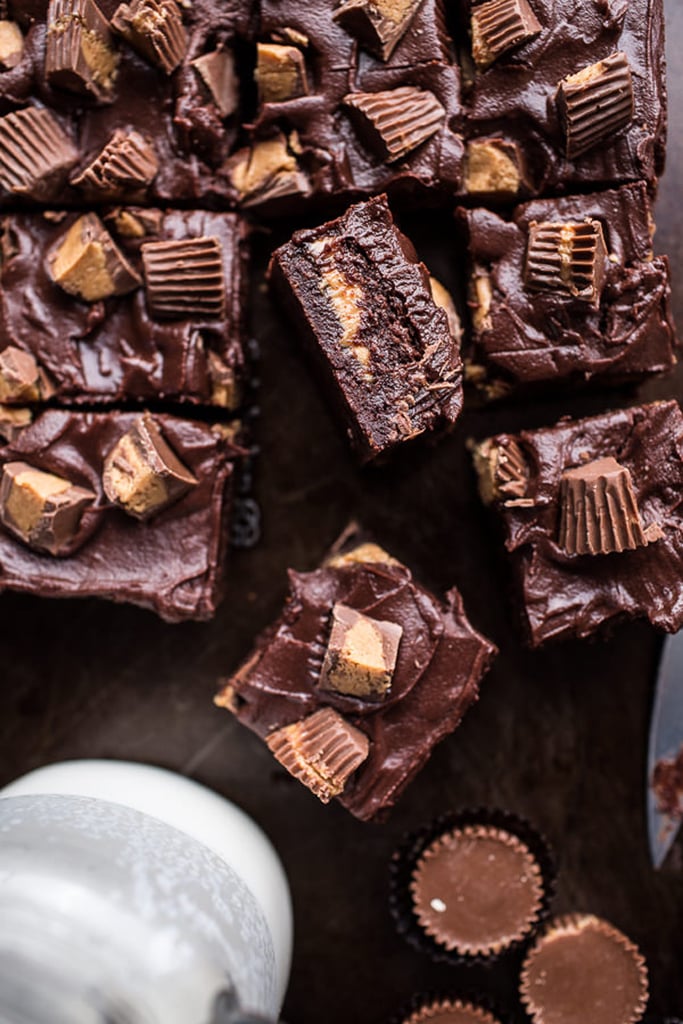 Peanut Butter Cup Fudge Brownies