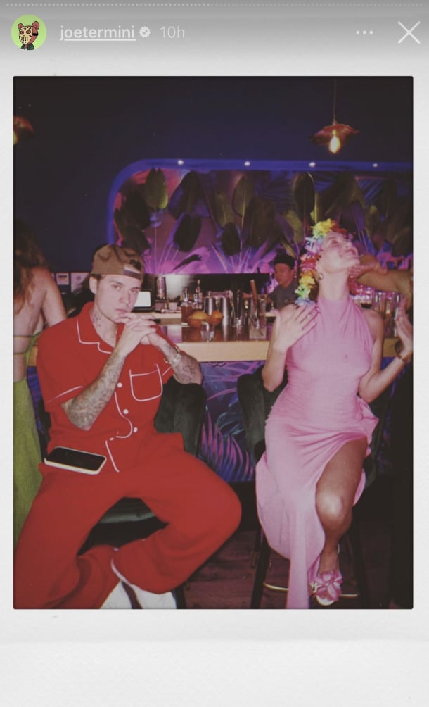 看到照片从贾斯汀和Hailey Bieber的夏威夷度假