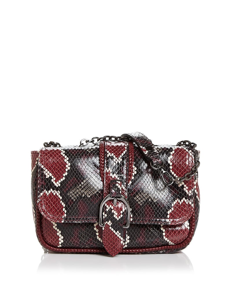 Shop It: Longchamp Amazone Mini Convertible Python-Embossed Leather Shoulder Bag