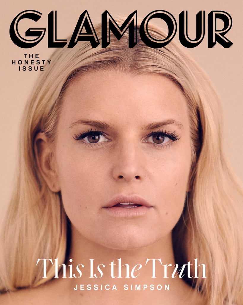 Jessica Simpson Wears No Makeup on Glamour Cover 2020