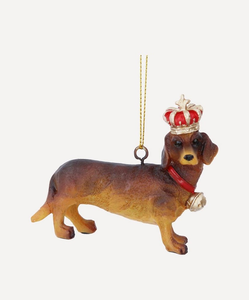 Liberty London Crowned Dachshund Decoration