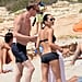 Jennifer Connelly and Paul Bettany at Beach in Spain 2016