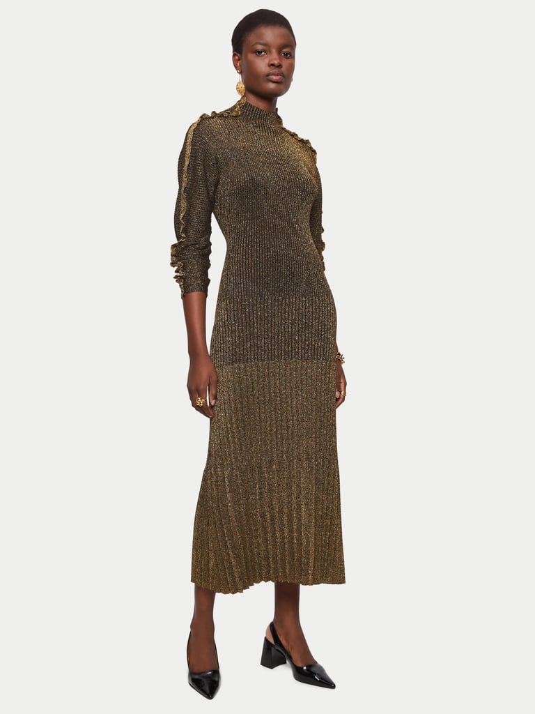 Fashion Christmas Gift Ideas: Jigsaw Metallic Knitted Dress