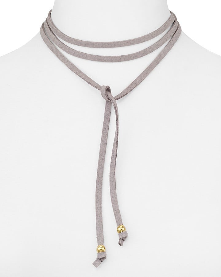 Jules Smith Designs Suede Wrap Choker Necklace ($40)