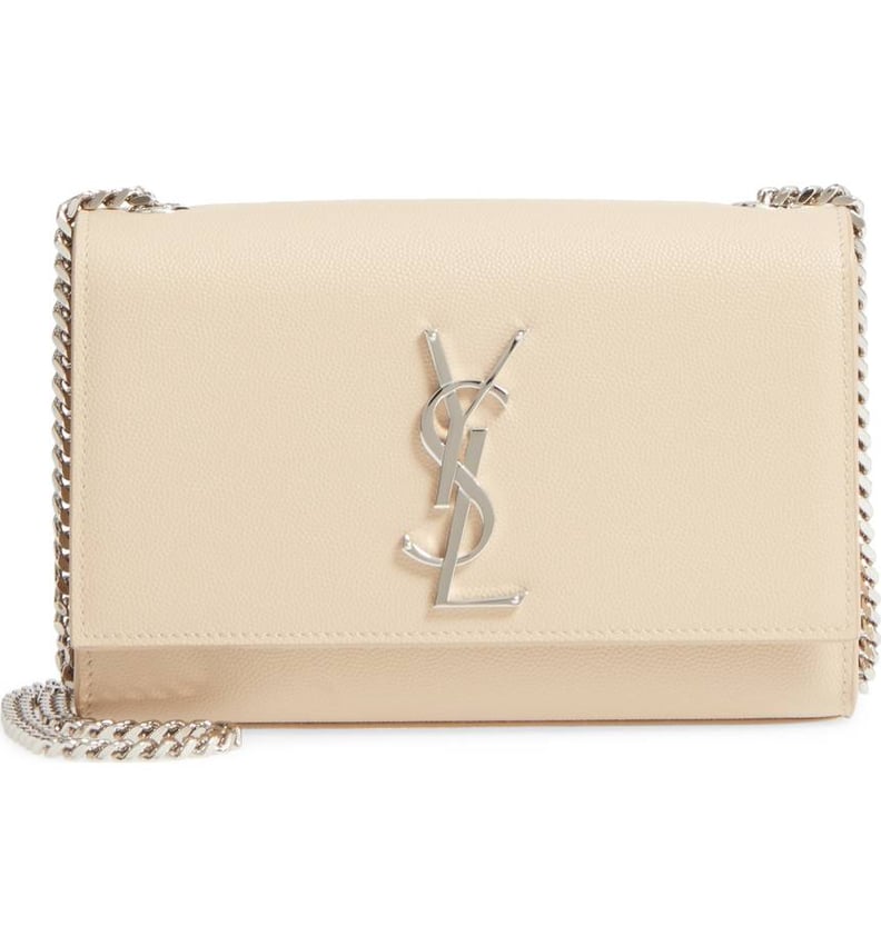 Saint Laurent Small Kate Grained Leather Crossbody Bag