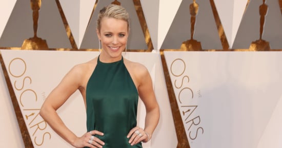 Rachel McAdams Wearing a Blue Dress February 2016 ...