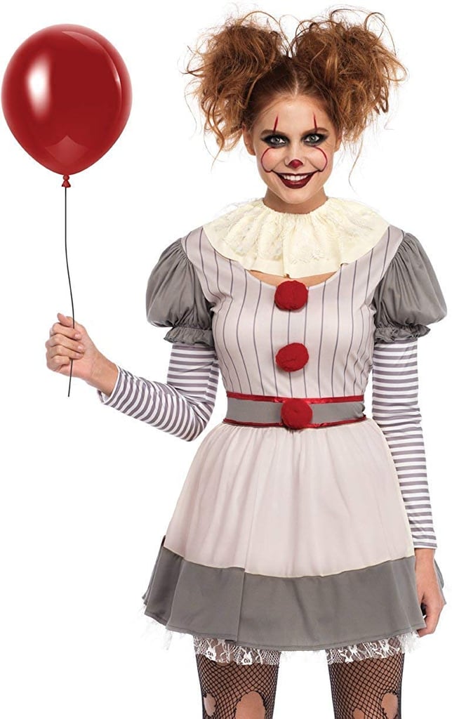 Women's Creepy Clown Halloween Costume