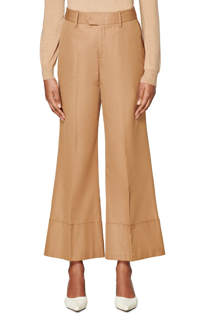 SuiStudio Laney Wide-Leg Cotton Trousers