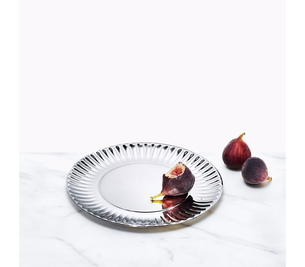 Even something as simple as a paper plate ($950) is transformed into a work of art when sculpted from sterling silver.