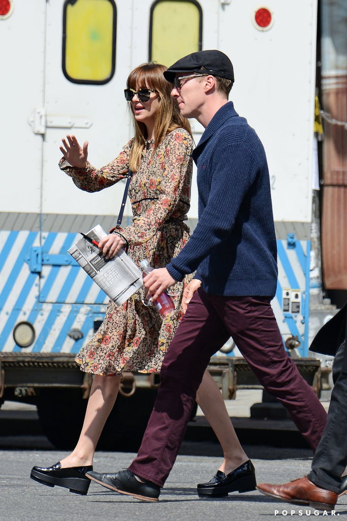 First, it seemed like a friendly lunch date in NYC with Dakota Johnson.