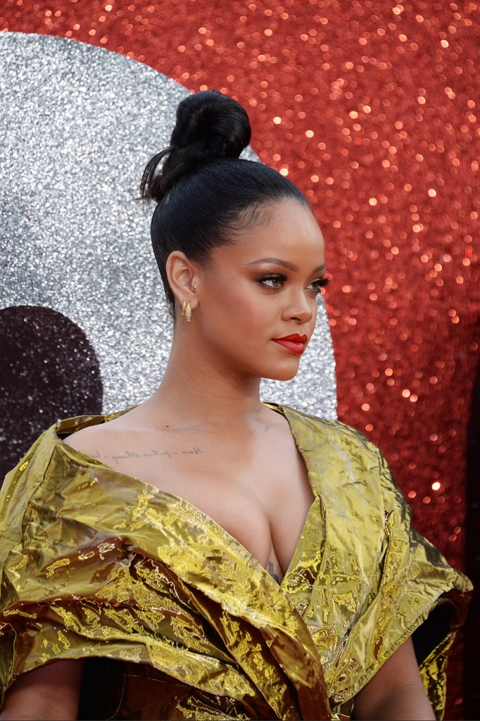 Rihanna's Gold Dress at Ocean's 8 Premiere in London