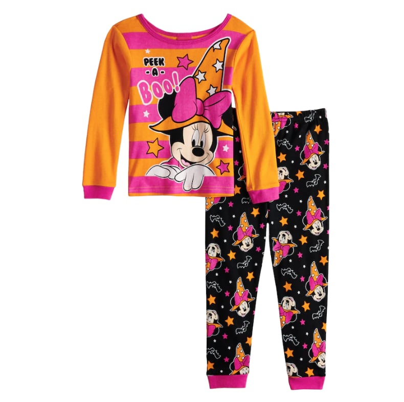 Minnie Mouse Glow-in-the-Dark Halloween Pajama Set