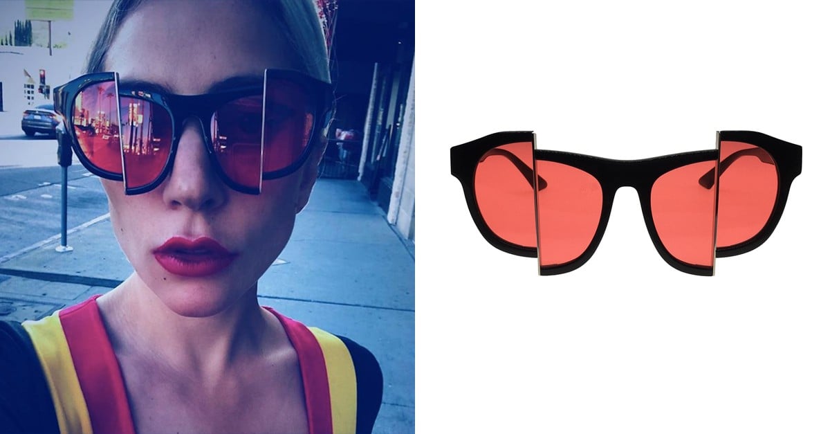 Lady Gaga Percy Lau Sunglasses POPSUGAR Fashion