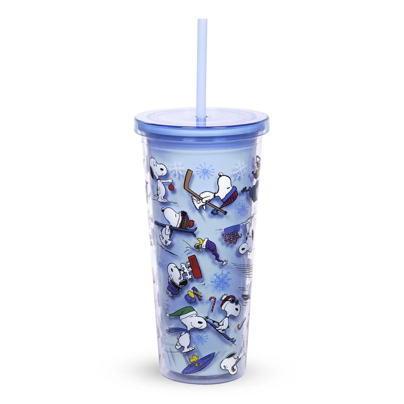 Peanuts Double Wall Tumbler with Straw