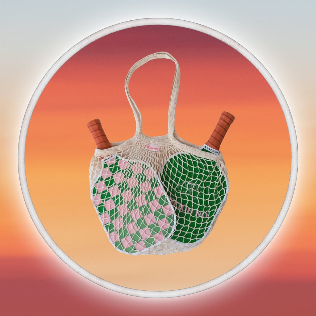 Pickleball Set
Open them up to a new hobby that they can enjoy together with this stylish pickleball set. Unlike traditional pickleball gear, this set is bright and colorful — it comes with two patterned paddles, a box of pickle balls, and a cute bag to carry it all in.