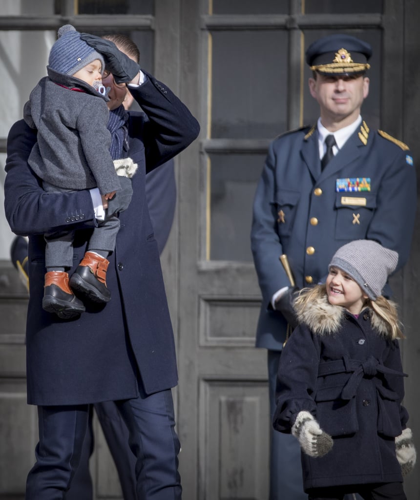 Princess Victoria and Family at Name Day Ceremony March 2017