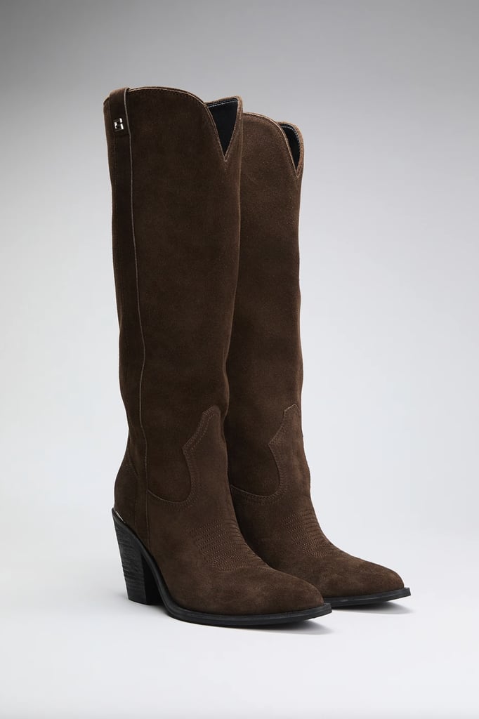 Guess Sashan Suede Knee-High Boots