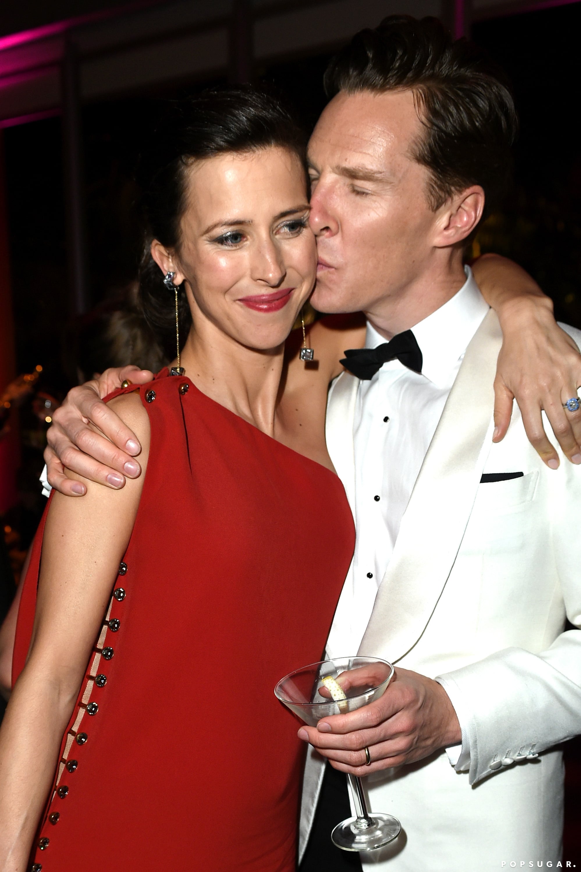 Benedict Cumberbatch And Sophie Hunter The 55 Best Pictures From The Oscars 2015 Popsugar