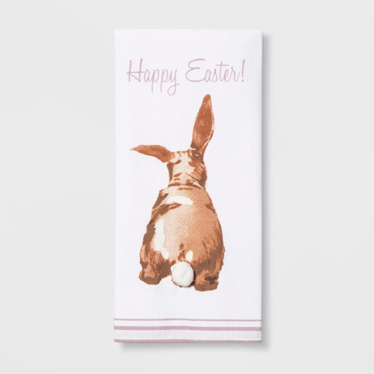 Bunny Kitchen Towel Target Easter Decor 2019 POPSUGAR