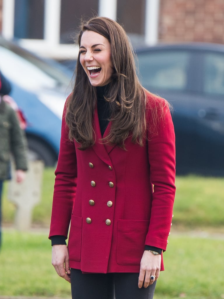 Kate Middleton Visiting Cadets February 2017