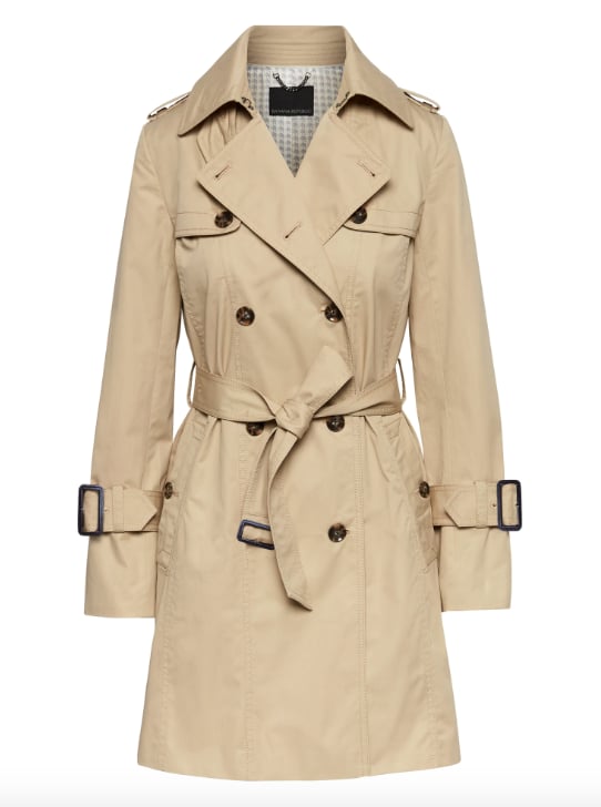 Petite Water-Resistant Classic Trench Coat