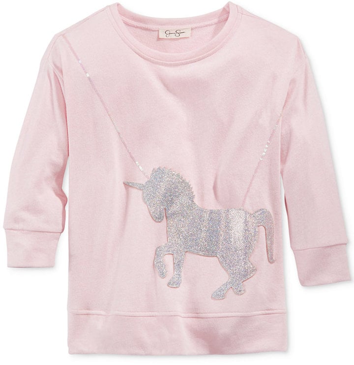 Glitter-Unicorn Purse Sweater