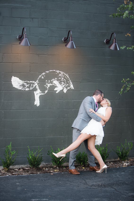 Coffee Shop Wedding Reception
