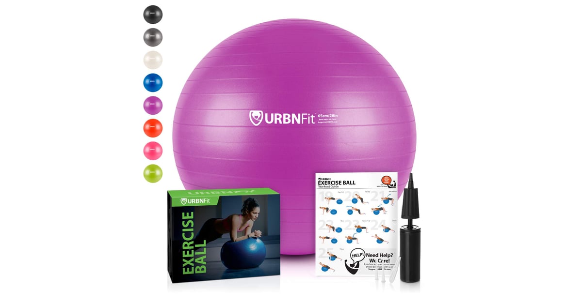 URBNFit Exercise Ball Home Yoga Products From Amazon POPSUGAR