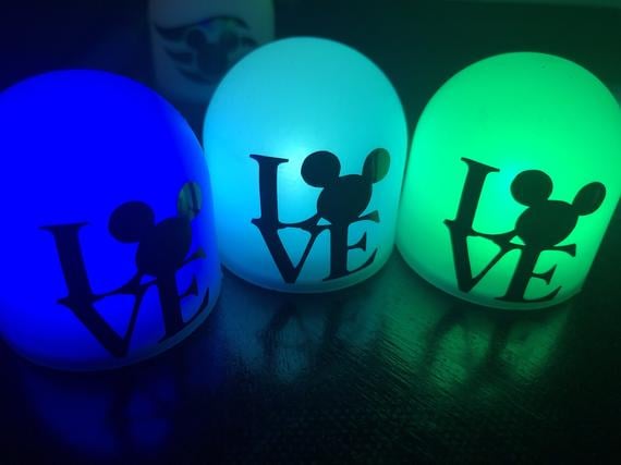Color-Changing Mini Disney Night Lights