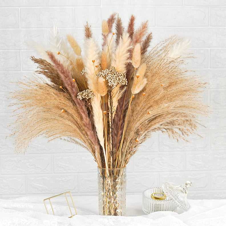 A Table Centerpiece: Seniny Pampas Grass