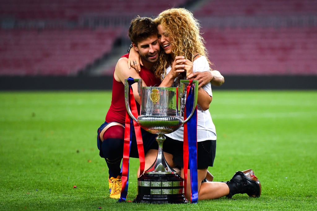 Shakira and Gerard Pique Copa del Rey 2015 PDA