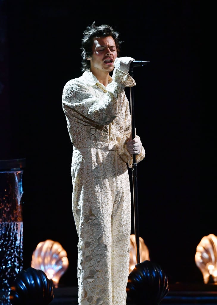 Harry Styles Performing at the 2020 BRIT Awards