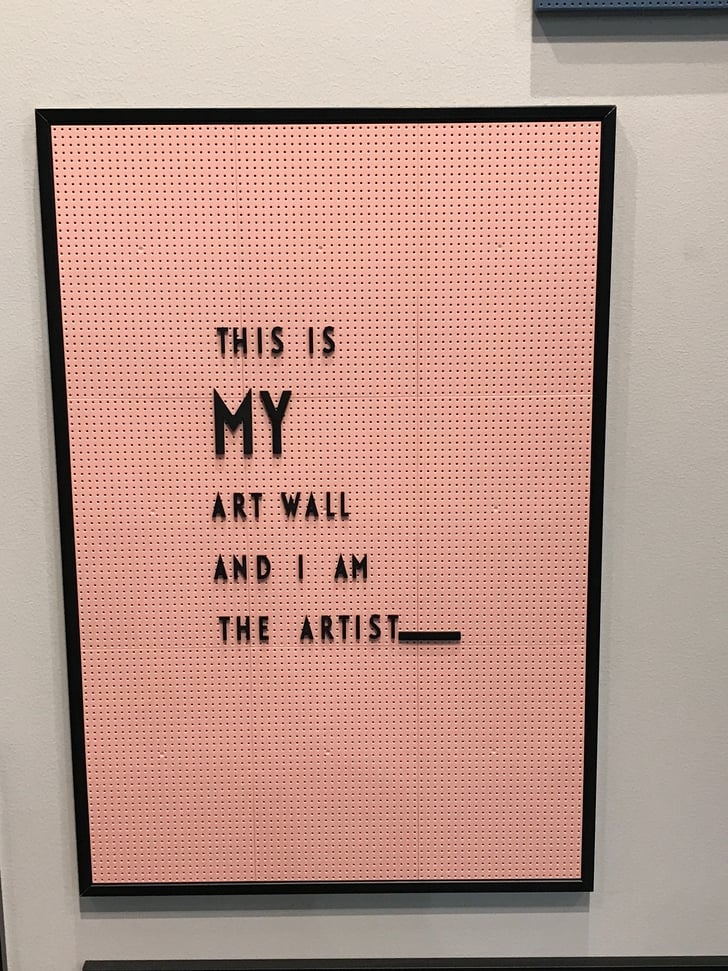 Even letter boards have been given the millennial pink treatment