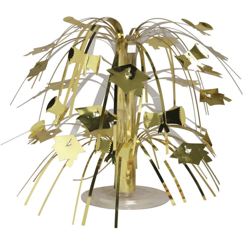 Graduation Gold Cascading Centerpiece