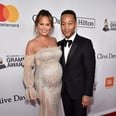 Hot DAMN — Chrissy Teigen Showed Off Her Baby Bump in This Sexy, Sheer Gown