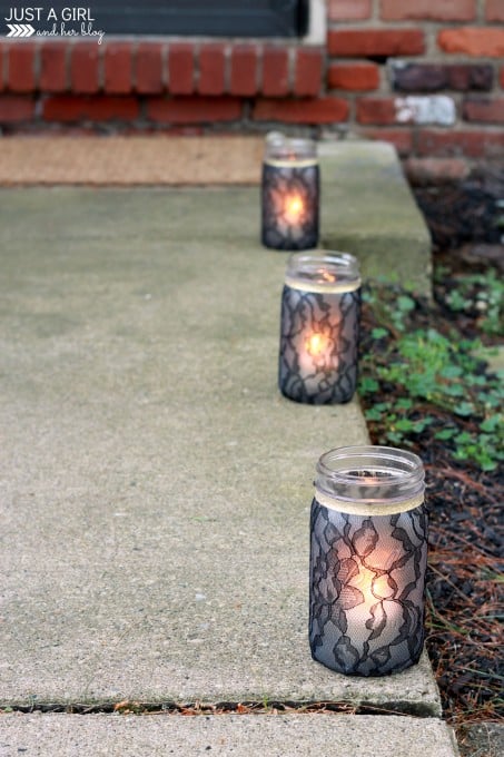 Elegant Lace Lanterns