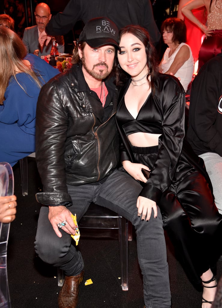 Noah and Billy Ray Cyrus at the 2017 MTV Movie and TV Awards