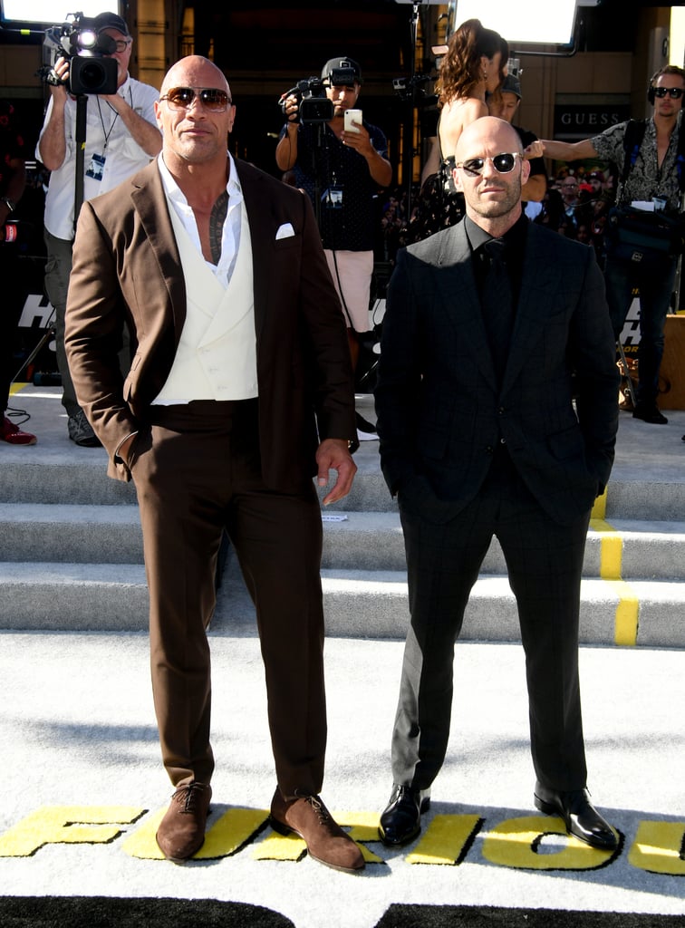 Dwayne Johnson and His Mom at Hobbs and Shaw LA Premiere