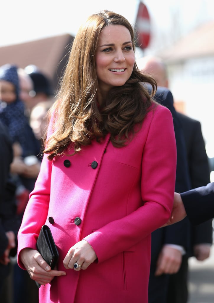 When Kate Showed Off Her Bump in Pink