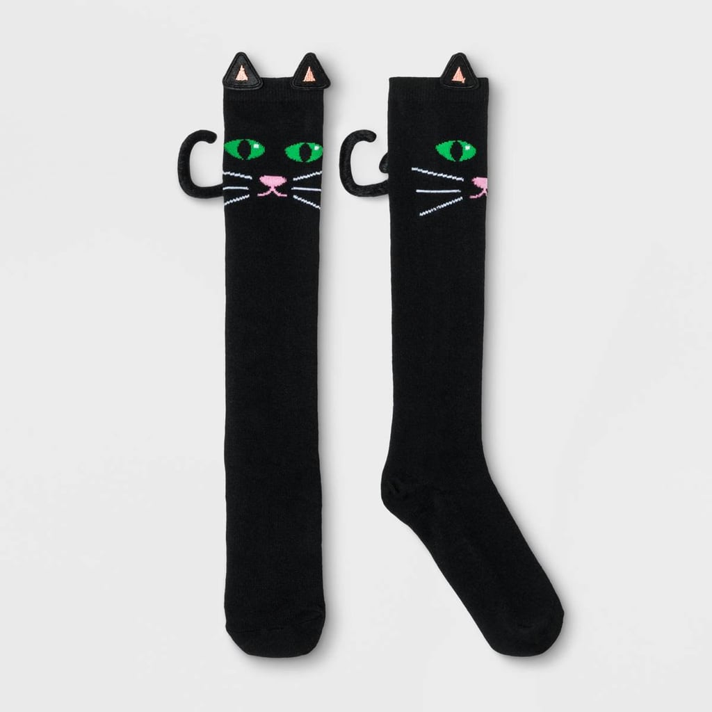 Bioworld 3d Black Cat Knee High Socks Target Just Released A