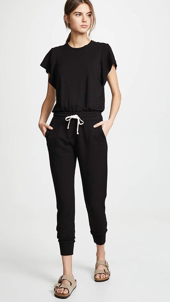 Monrow Supersoft Cap-Sleeved Jumpsuit