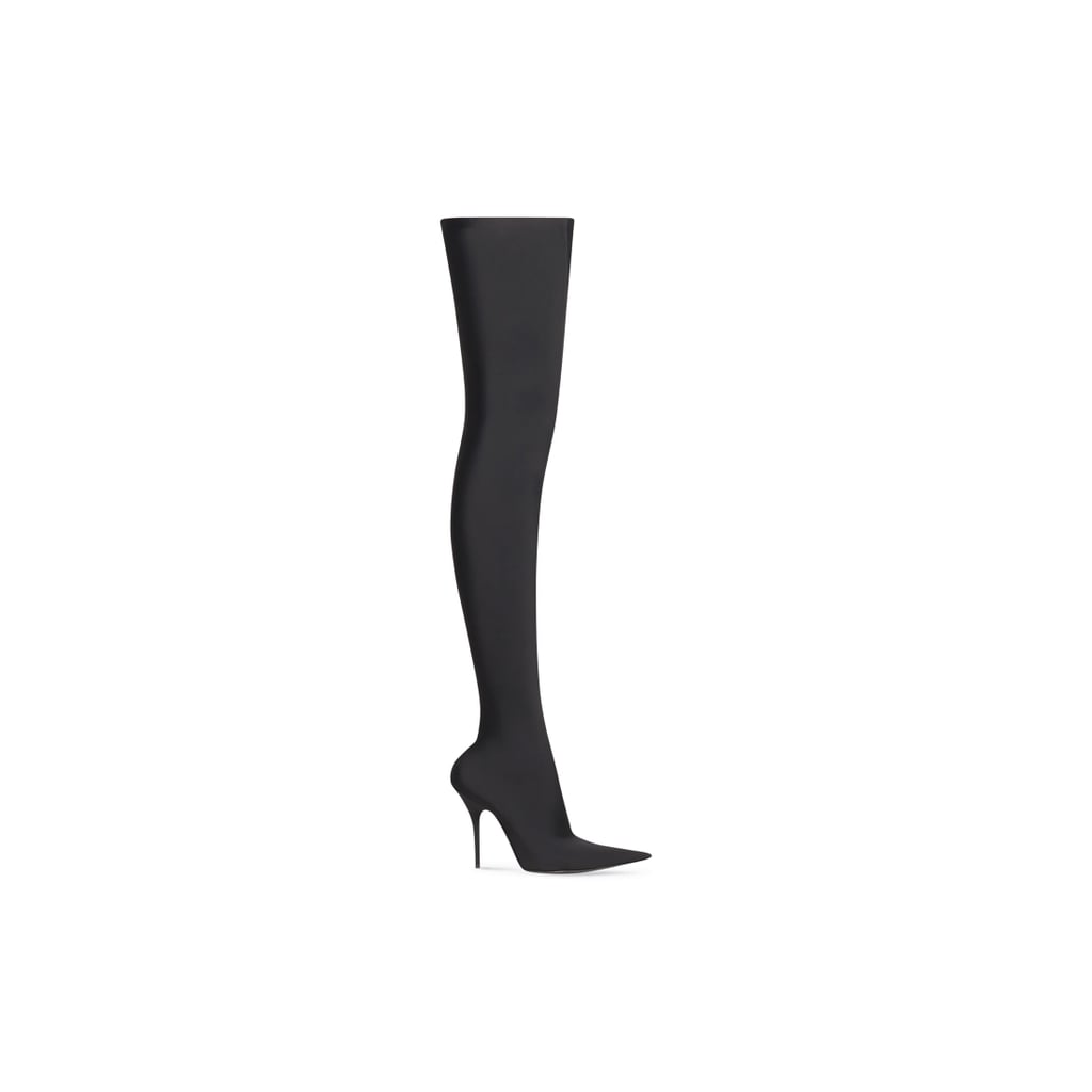 Balenciaga Knife 110mm Over-the-Knee Boot in Black