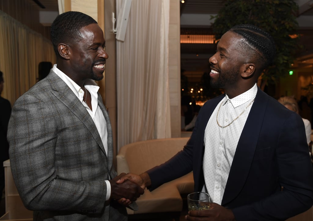 Pictured: Sterling K. Brown and Jean Elie