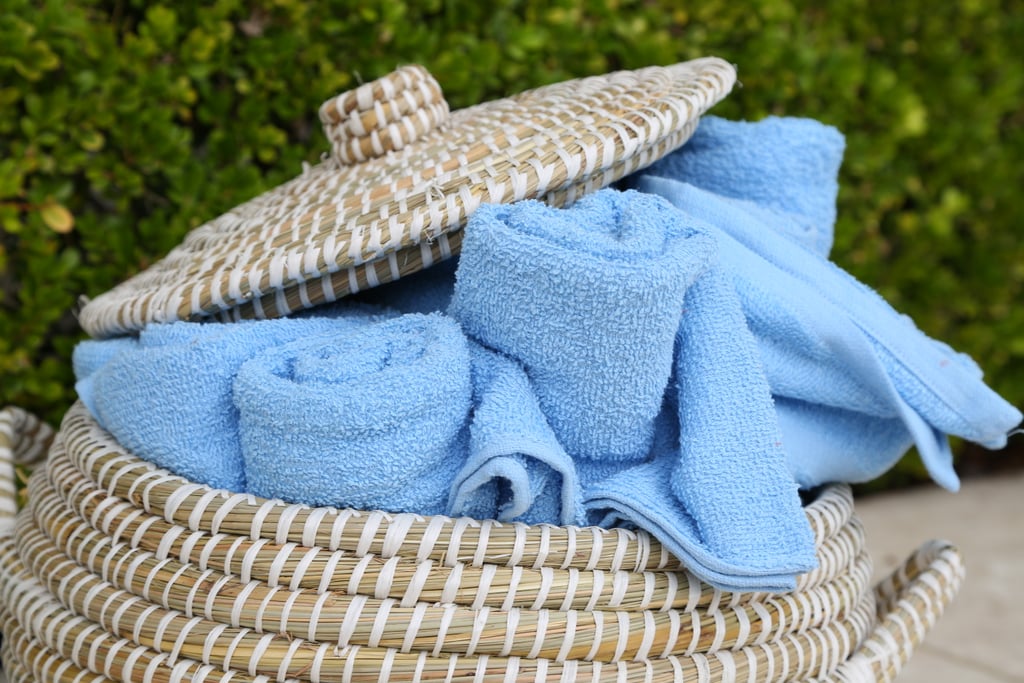 Make the towels look appealing Make the towels look appealing
