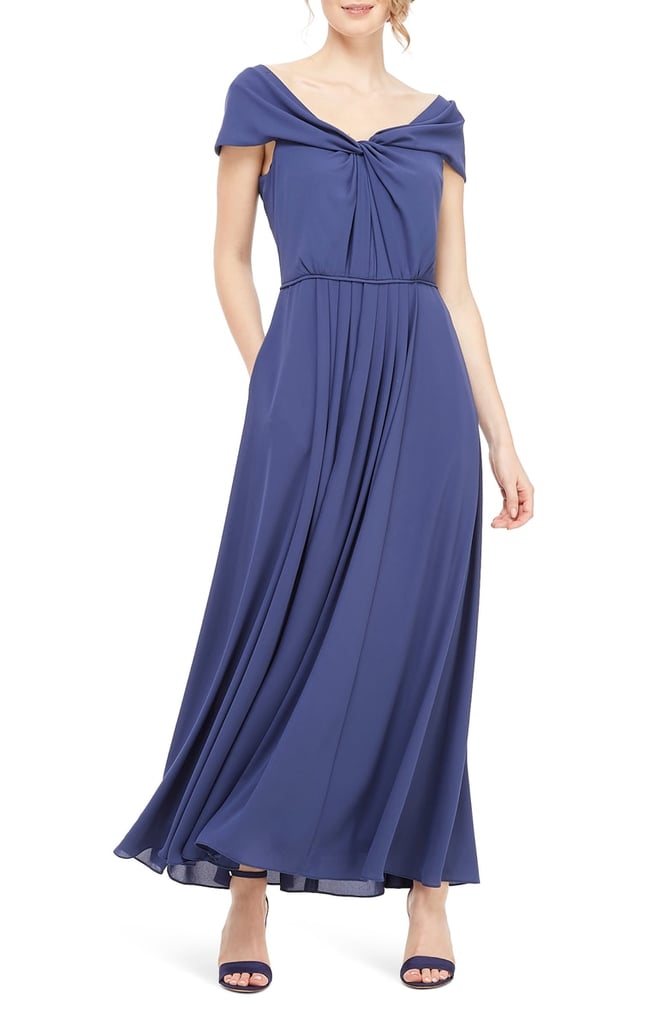 Gal Meets Glam Collection Off-the-Shoulder Maxi Dress